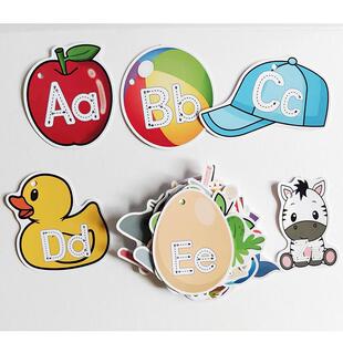 26个英语字母卡片英文ABC大小写闪卡宝宝早教幼儿小学教师教具