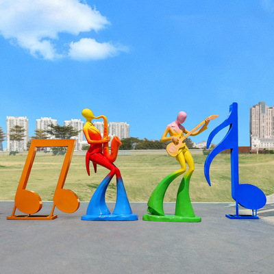 创意音符雕塑大摆件户外广场草坪景观艺术公园音乐主题打卡点摆件