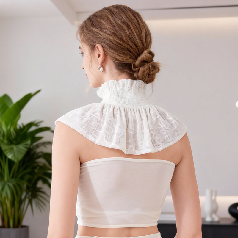 甜美减龄假领子女适配长裙礼服约会搭配长裙礼服高级感装饰假衣领