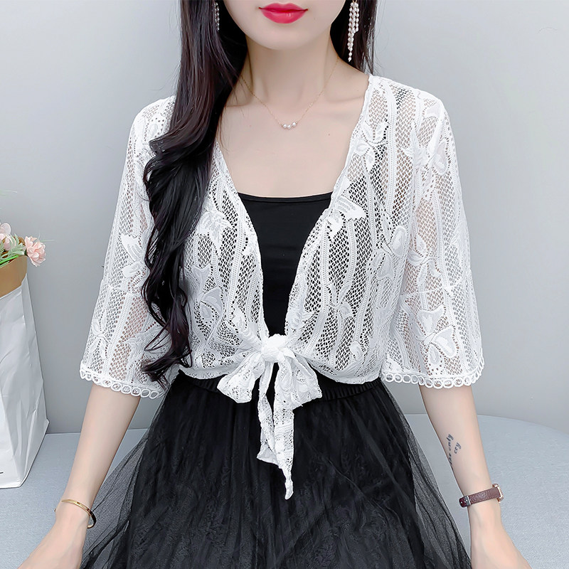夏季女外套百搭蝴蝶小开衫