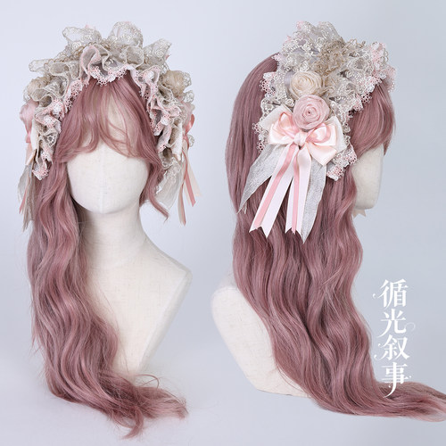 雀之羽花嫁Lolita配饰循光叙事