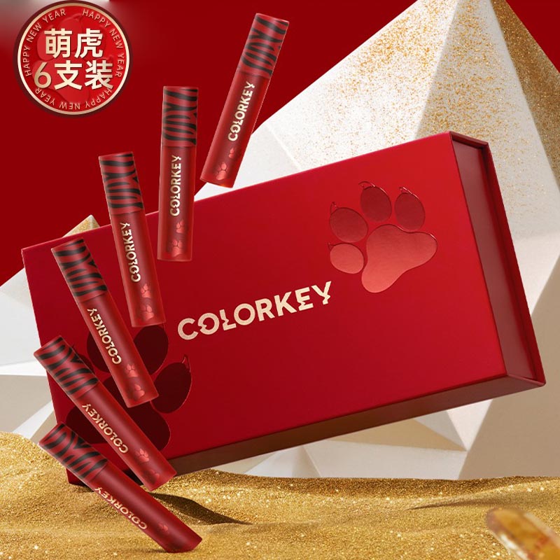 Colorkey/珂拉琪虎年生日6支口红