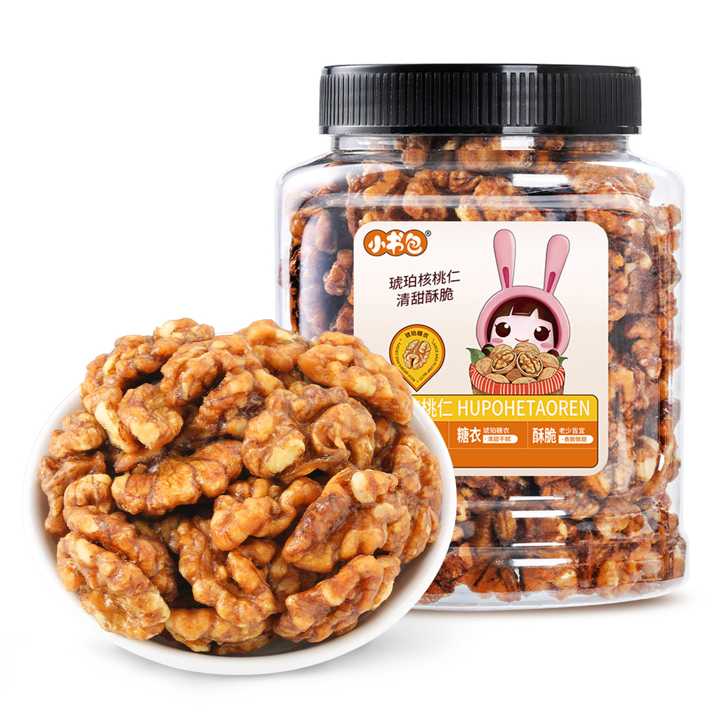 小书包琥珀核桃仁罐装香甜酥脆大颗粒蜂蜜熬制琥珀核桃仁坚果年货,零食/坚果/特产,核桃仁,淘宝优惠券,粉丝福利购,淘宝优惠卷