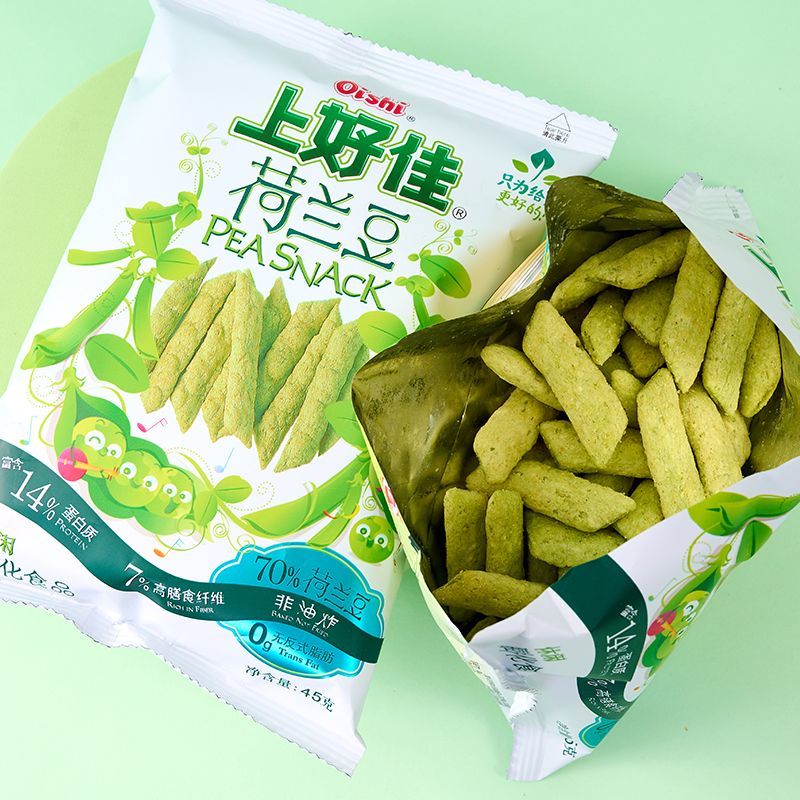 荷兰豆鲜虾片原味豌豆条薯片条大礼包休闲膨化零食整箱