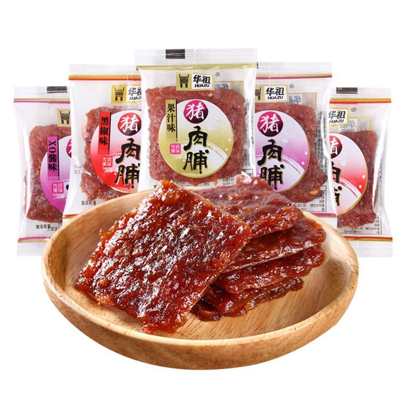 华祖猪肉脯休闲肉制品零食散装称重开袋即食办公室小吃解馋