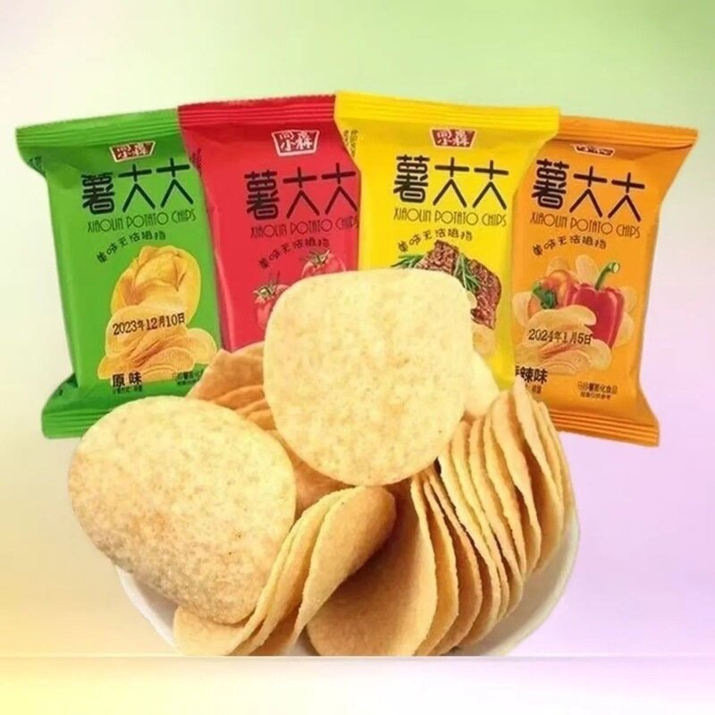 薯大大薯片休闲同桌小林含糖零食袋林大礼包膨化整箱网红零食