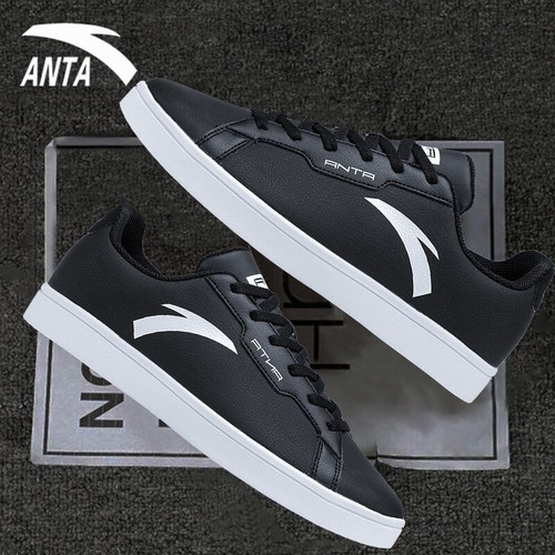 安踏休闲运动鞋子小白鞋男鞋板鞋