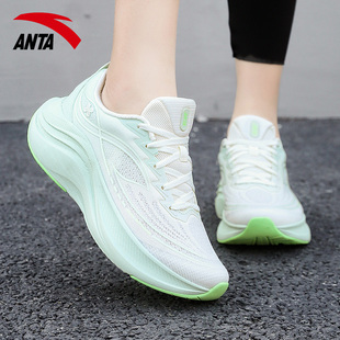 安踏女鞋叶子6运动鞋夏季新款轻便透气网鞋跳绳鞋女款减震跑步鞋