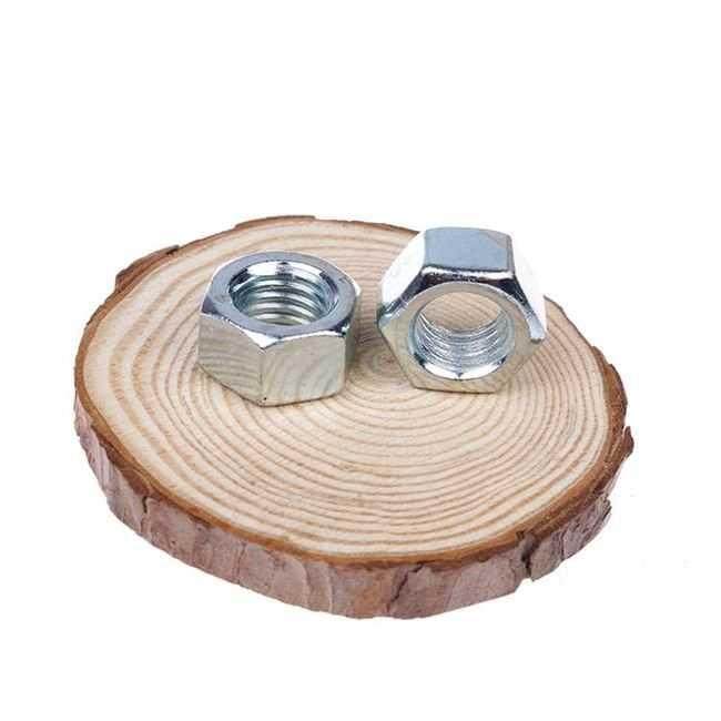 全规格 4.8级镀锌六角螺母 六角螺帽 M2 M2.5 M3 M4 M5-M36