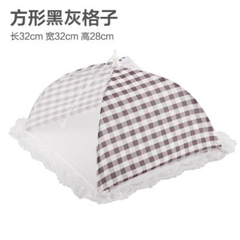 小型圆桌小号饭碗罩饭堂多用餐桌盖菜罩夏季O可折叠伞型食物剩饭