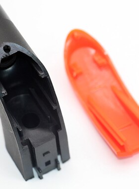 管状拉手明装橙色黑色不锈钢铝合金尼龙J耐高温蒸柜烤箱机床门拉