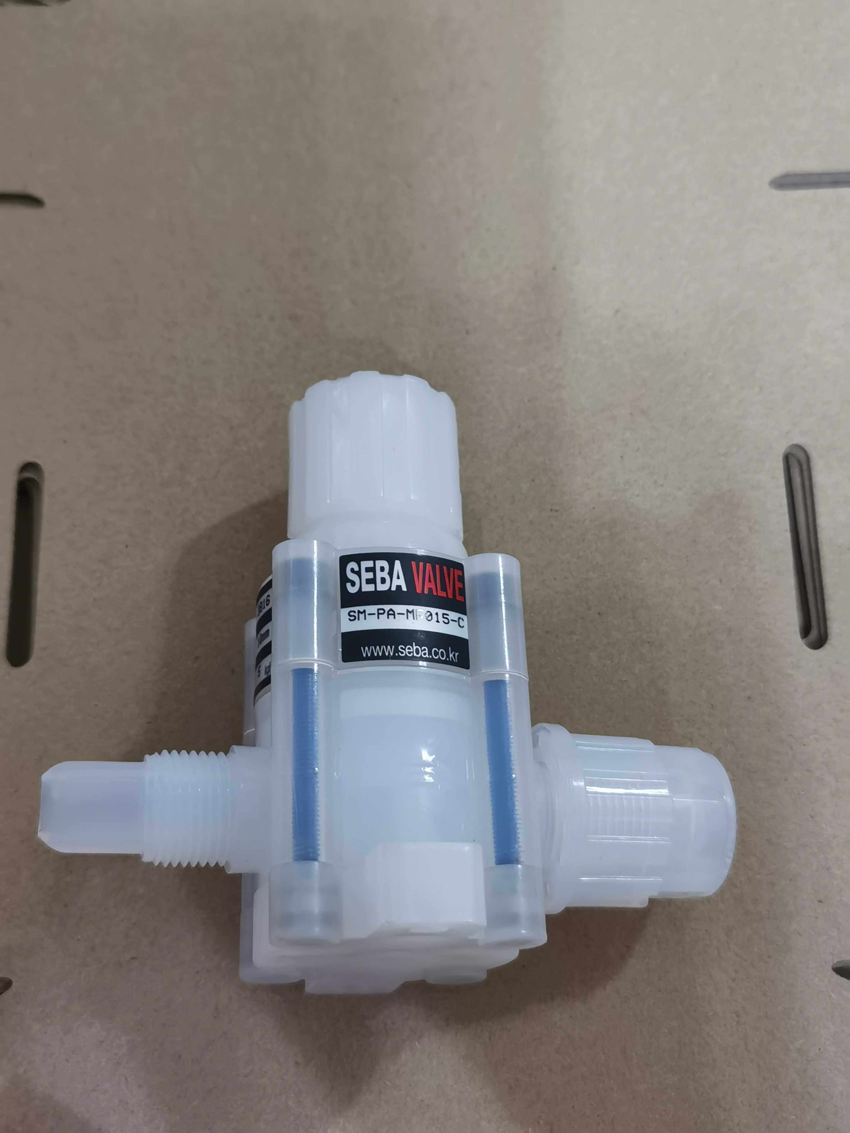 韩国SEBA/PFA手动隔膜阀/SM-PA-MF015-C/SEBA药液阀/1/2