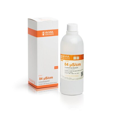 HANNA哈纳HI7030L电导率EC标准缓冲液HI7031校准液HI7033L 500ml