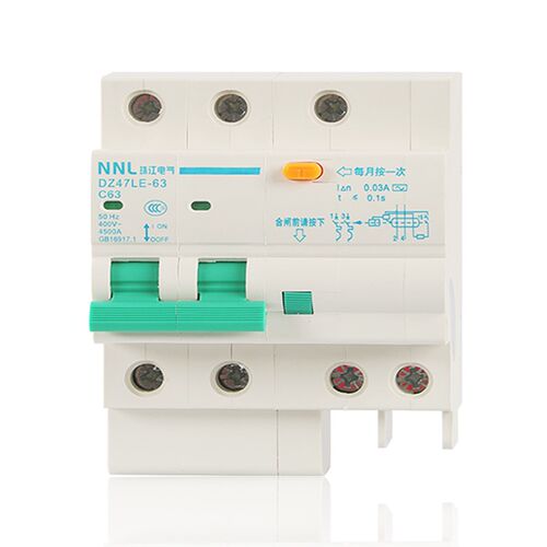 广东珠江漏电保护器家用空气开关带断路器2P63A32a 1P+N漏保dz47