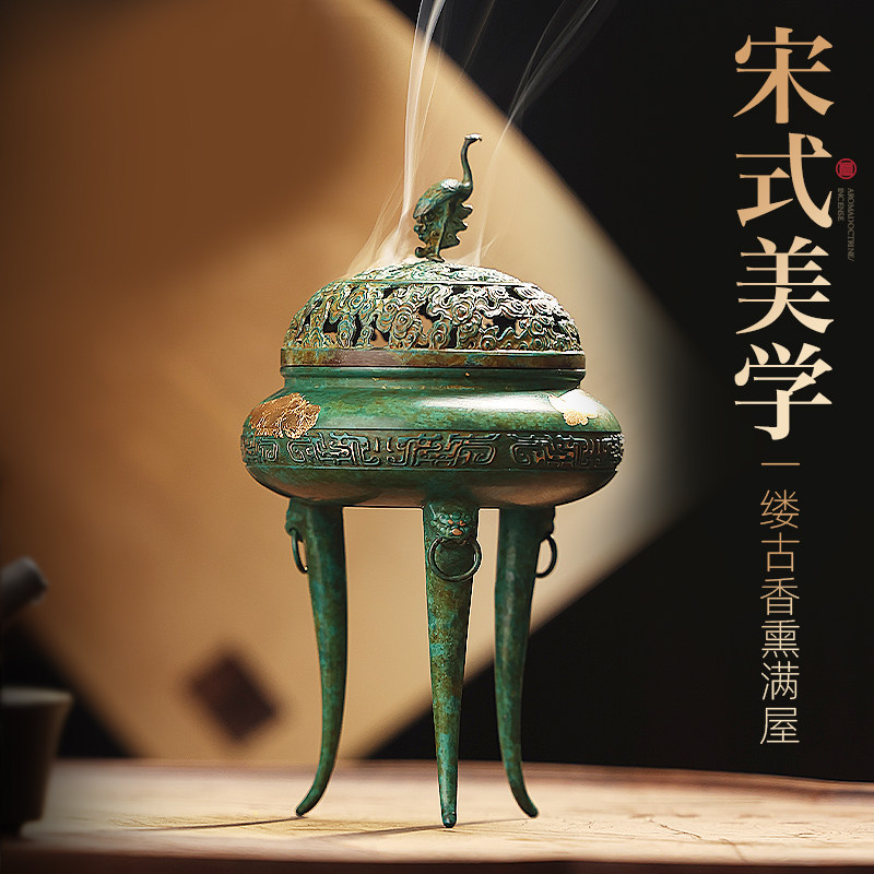仙鹤茶桌摆件宋代美学