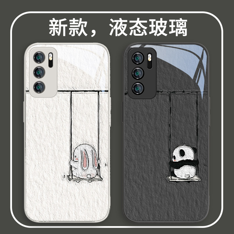 适用华为mate40Pro手机壳mate60新款nova10兔子p40情侣p50简约30油画20玻璃9荣耀90熊猫80可爱70创意60荡秋千怎么样,好用不?