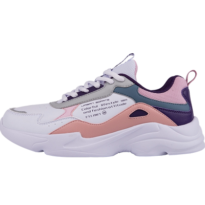 特步皮面防水秋季女鞋