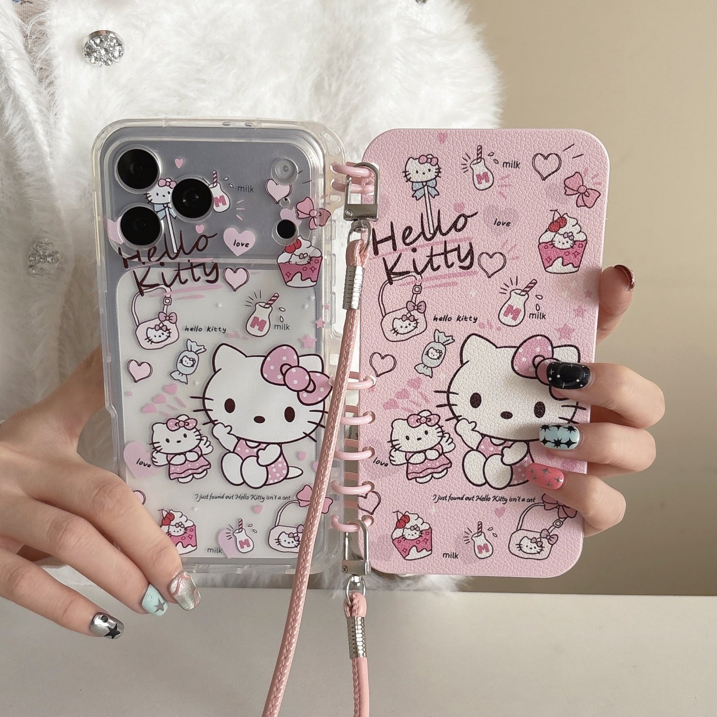 粉色KT猫适用华为mate70手机壳Pura80翻盖笔记本P60书本壳nova15创意14荣耀300支架P50e/P40pro防摔13女款12,3C数码配件,手机保护套/壳,淘宝优惠券,粉丝福利购,淘宝优惠卷