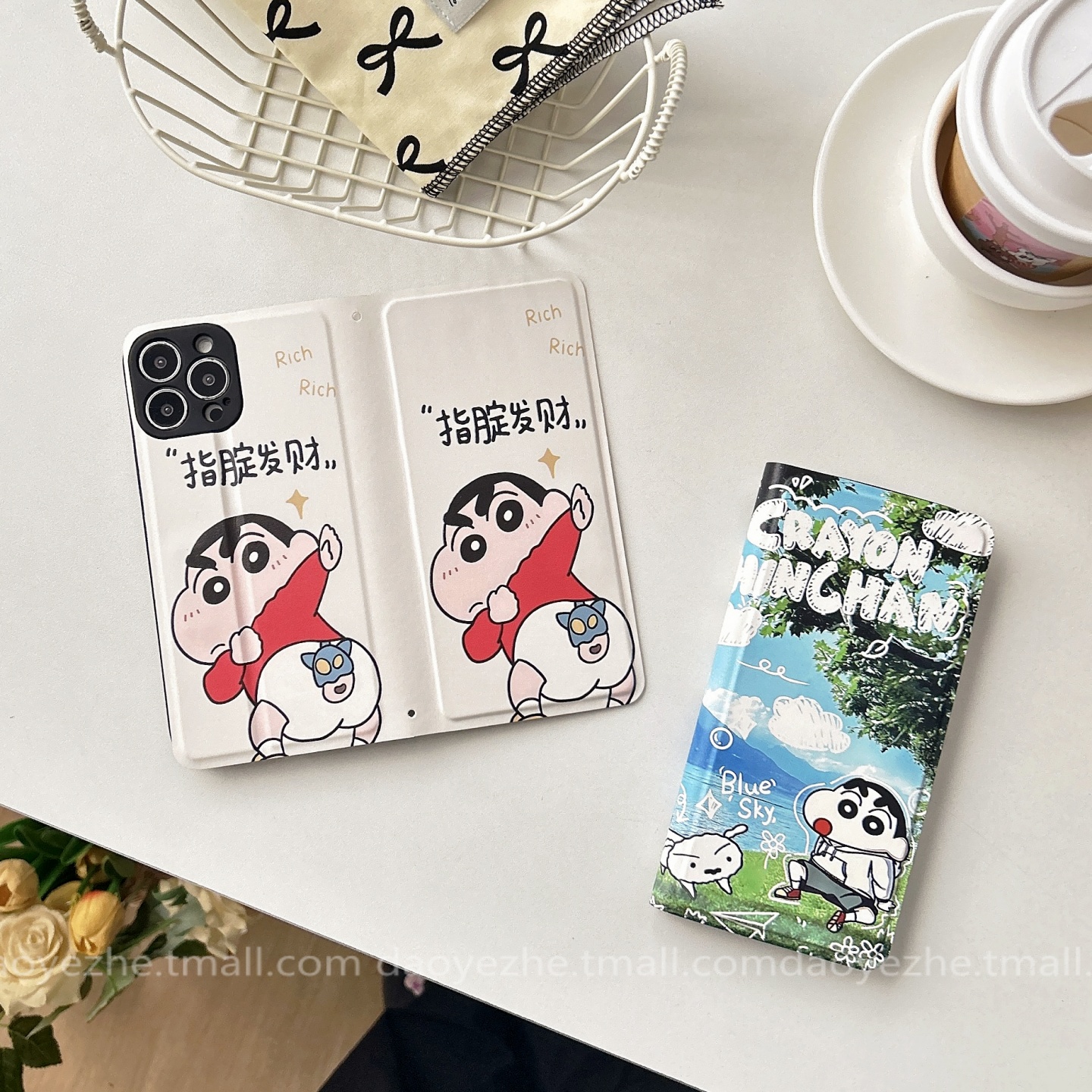 可爱小新适用华为Pura80手机壳mate70磁吸翻盖皮套P60卡包nova14卡通13荣耀400折叠支架P50e创意12/11女90pro