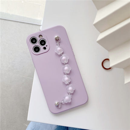 ins韩风小花手链oppoReno15手机壳Reno14/13防摔FinX8S+/X9全包镜头12极简11软硅胶X6小清新8pro+女7保护套