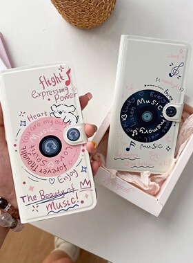 复古CD翻盖皮套vivoX300手机壳X200S/S30新款X100可插卡S19女S17带折叠支架X90创意S18小众S20防摔S16pro全包