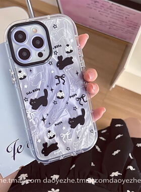 可爱紫色猫咪oppoReno15手机壳FindX9/X8S+新款Reno14/13高级感11防摔Reno12女创意10全包气囊7硅胶Reno8pro+