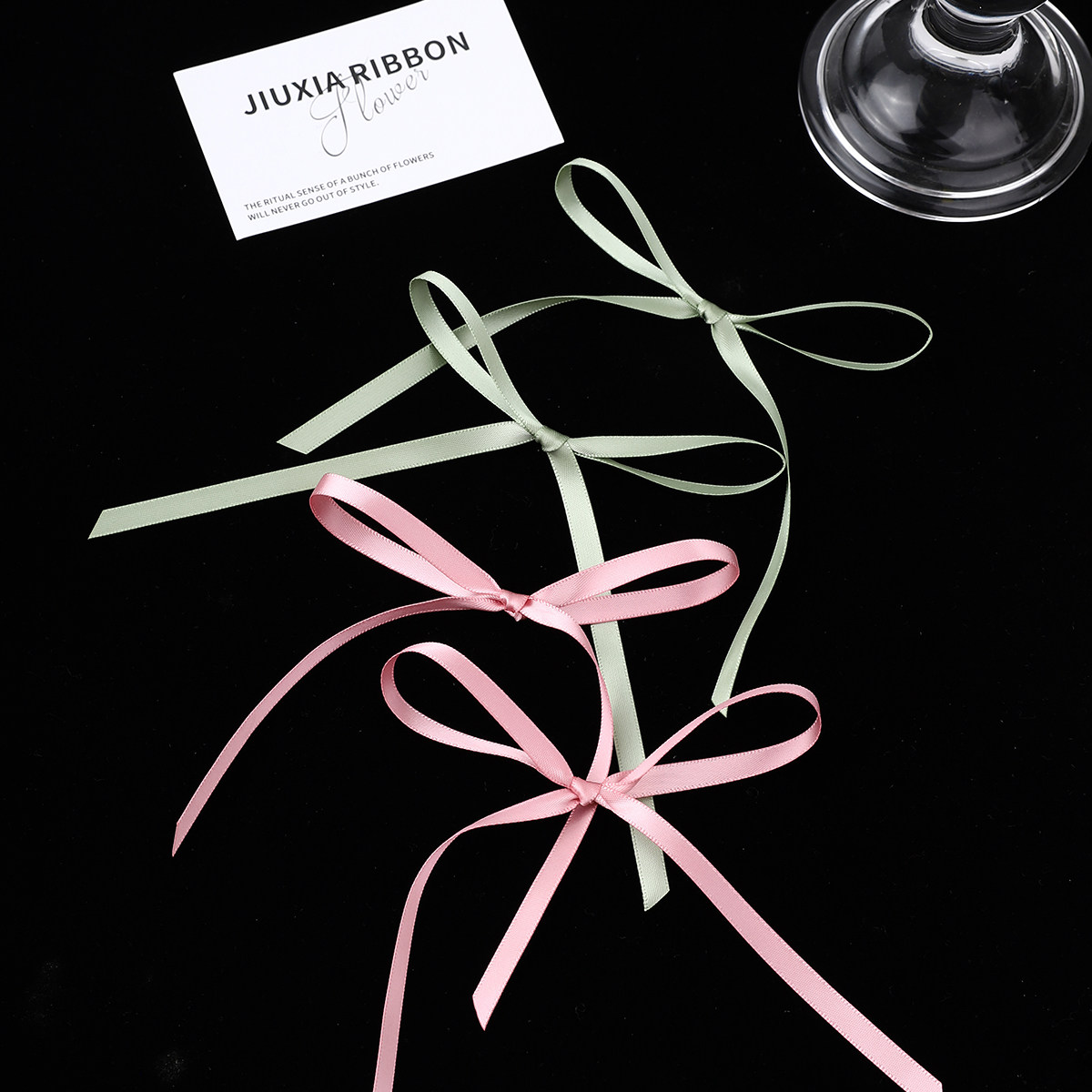 女神节ins芭蕾风蝴蝶结成品装饰鲜花包装丝带手工diy蛋糕包装彩带