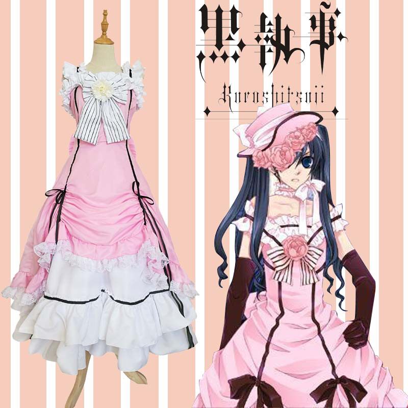 夏尔cosplay服 执事夏尔裙子 黑执事cosplay 宫廷女装 现货