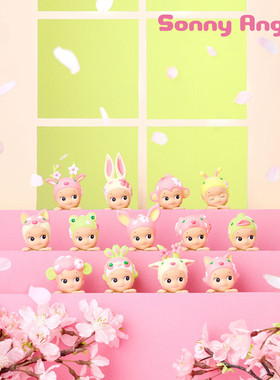 正版Sonny Angel樱花趴趴手机贴装饰sa电脑杯挂可爱娃公仔HIPPERS