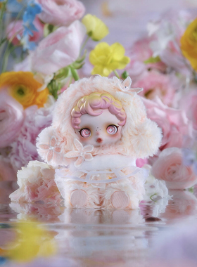 包邮现货正品SKULLPANDA光织园脸潮玩盲盒SP搪胶脸二代毛绒挂件