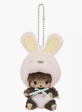 正版蒙趣趣Monchichi萌奇奇Hippers趴趴天使手机汽车中控装饰公仔