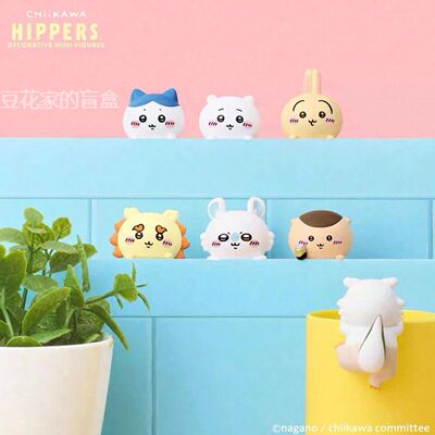 正版CHiiKAWA吉伊卡哇趴趴天使HIPPERS盲盒车载娃Sonny Angel公仔