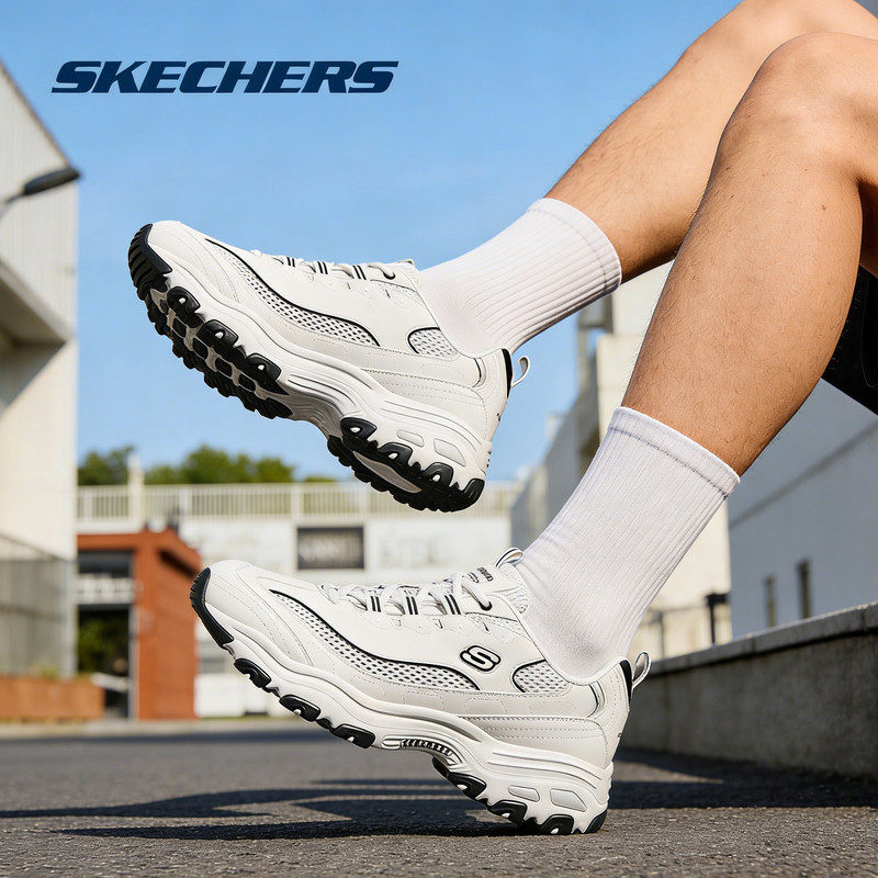 斯凯奇老爹鞋男鞋熊猫鞋轻质休闲鞋时尚运动鞋简约百搭运动休闲鞋