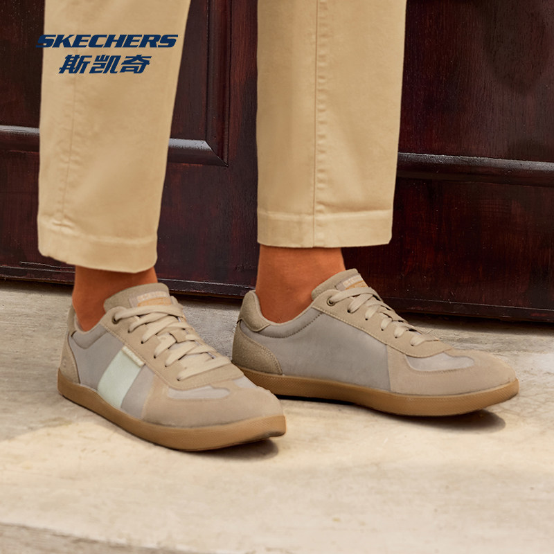 Skechers斯凯奇男鞋官网正品休闲鞋透气板鞋百搭德训鞋小白鞋防滑,运动鞋new,德训鞋,淘宝优惠券,粉丝福利购,淘宝优惠卷