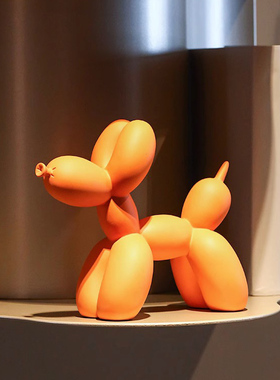 速发法式奶油风气球送摆狗客厅玄关样板间电视柜桌面乔迁件礼装饰