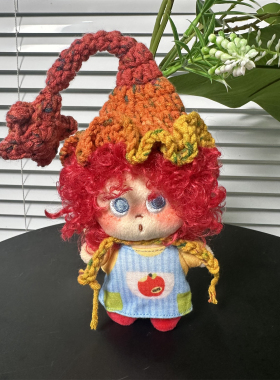 正版爆炸头魔法精灵星星帽小雀斑卷毛系列毛绒玩偶娃娃公仔包挂件