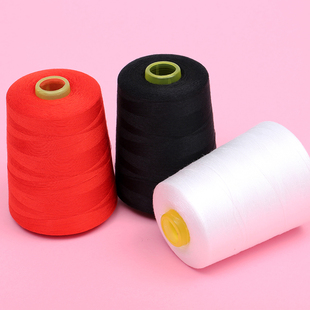 缝纫机线工厂专线宝塔线结实8000码 黑白红色缝纫线家用 大卷402线