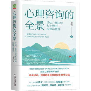 【新华书店旗舰店】心理咨询的全景:评估、概念化和干预的实操与整合 唐芹著 让你在咨询阶段不在迷茫 机械工业出版社 心理学书籍