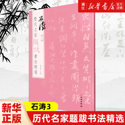 【新华书店旗舰店官网】石涛(3) 历代名家题跋书法精选 杨东胜 主编  书法字帖名家题跋 艺术书法精选 文物出版社 新华书店 正版