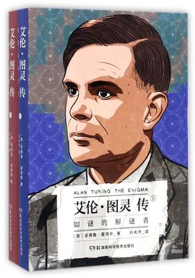 艾伦图灵传 如谜的解谜者(上下)安德鲁霍奇斯著 人工智能内容生动流畅生平切身体会名人人物传记 新华书店