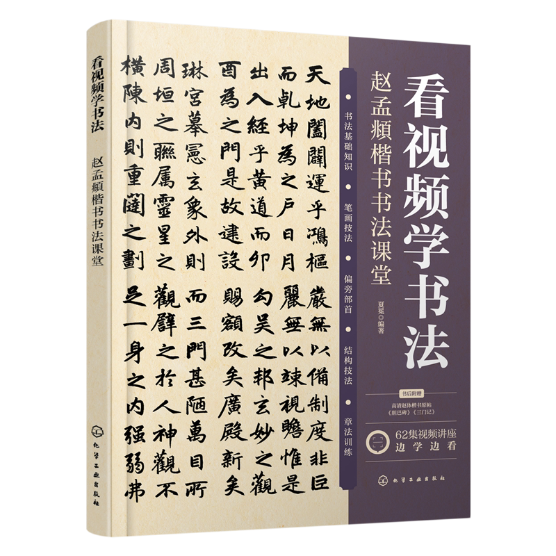 看视频学书法 赵孟頫楷书书法课堂 楷书基础书法入门视频教程 书法