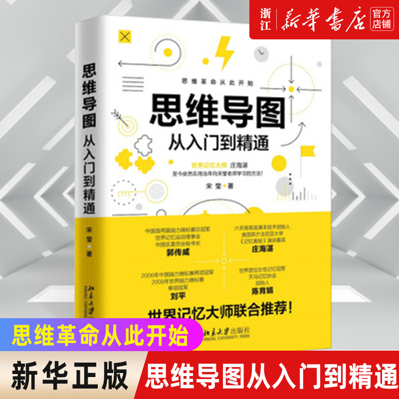 【新华书店旗舰店官网】正版包邮 思维导图从入门到精通 宋莹 东尼博赞系列