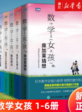 【套装6册】数学女孩1-6册 2费马大定理 3哥德尔不完备定理 4随机算法 5伽罗瓦理论 6庞加莱猜想 数学与生活科普入门