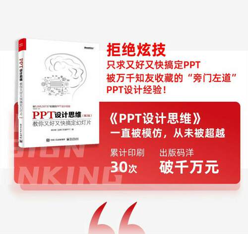 PPT设计思维：教你又好又快搞定幻灯片（第2版）（全彩印刷） 邵云蛟 ppt设计与经验 电子工业出版社9787121422478 新华书店正版