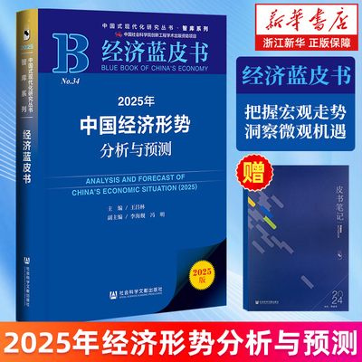2025年中国经济蓝皮书新华正版书
