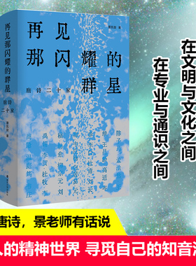 再见那闪耀的群星:唐诗二十家 景凯旋 中国古典诗词陈子昂孟浩然王维杜甫韩愈柳宗元诗歌赏析正版书籍小说畅销书新华书店旗舰店