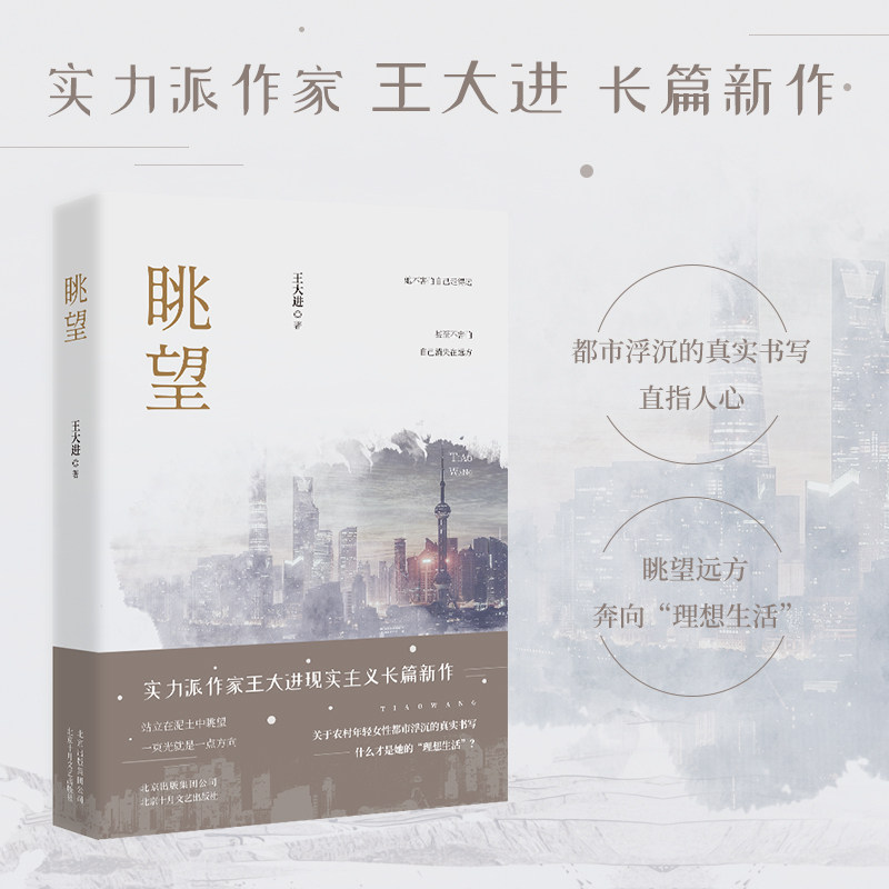 【新华书店旗舰店官网】正版包邮 眺望 王大进 现实主义长篇小说新作