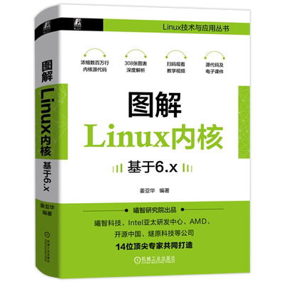 图解Linux内核 基于6.x 姜亚华 编程 计算机 内核 9787111745471 机械工业出版社
