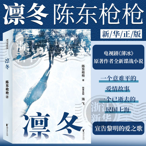凛冬 陈东枪枪作品 彭冠英主演电视剧《薄冰》原著 宣告黎明的爱之歌 新华书店旗舰店官网正版包邮 浙江文艺出版社