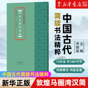 敦煌马圈湾汉简/中国古代简牍书法精粹